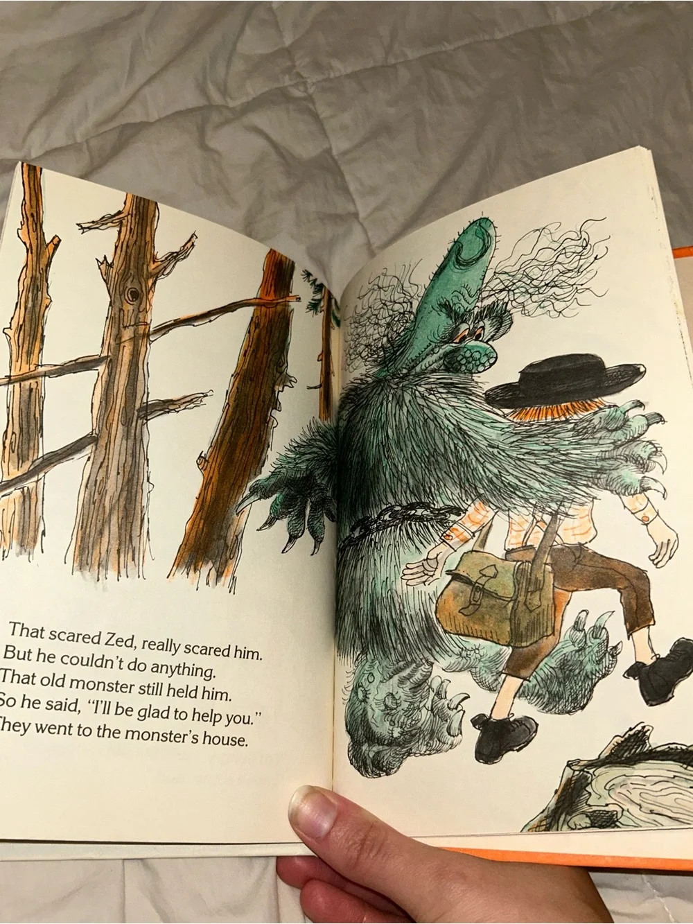 Zed And The Monsters By Peggy Parish, Vintage Hardcover, 1979